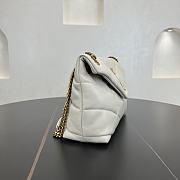 Bagsaaa YSL Puffer Small in Nappa leather 577476 white - 29cm - 4