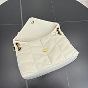 Bagsaaa YSL Puffer Small in Nappa leather 577476 white - 29cm - 3