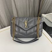 Bagsaaa YSL Puffer Small in Nappa leather 577476 gray - 29cm - 1