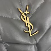 Bagsaaa YSL Puffer Small in Nappa leather 577476 gray - 29cm - 3