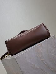 Bagsaaa YSL Puffer Small in Nappa leather 577476 dark brown - 29cm - 4