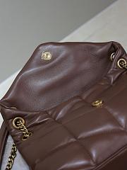 Bagsaaa YSL Puffer Small in Nappa leather 577476 dark brown - 29cm - 2