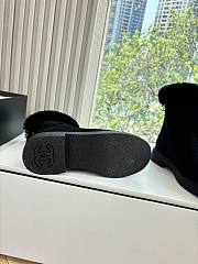 Bagsaaa Chanel Shearling Short Boots black - 4