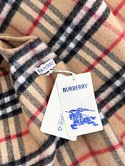 Bagsaaa Burberry Check Wool Cape Beige - 140*140cm - 3