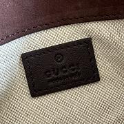 Bagsaaa Gucci GG Marmont mini shoulder bag 841290 dark brown - 17cm - 4