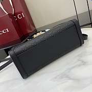 Bagsaaa Gucci Padlock medium top handle bag 838992 black - 25.5cm - 4