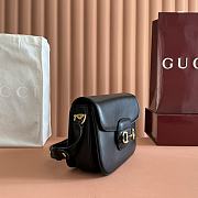 Bagsaaa Gucci Horsebit 1955 Aura small shoulder bag 847063 black - 26cm - 4