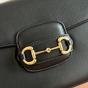 Bagsaaa Gucci Horsebit 1955 Aura small shoulder bag 847063 black - 26cm - 2