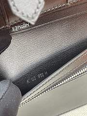 Bagsaaa Hermes Bearn monochrome wallet black & Silver - 17.5cm - 2