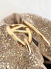 Bagsaaa Valentino Garavani Carry Secrets small bucket bag with gradient-effect rhinestone - 15cm - 4