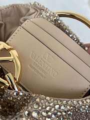 Bagsaaa Valentino Garavani Carry Secrets small bucket bag with gradient-effect rhinestone - 15cm - 2
