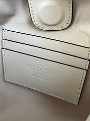 Bagsaaa Valentino Garavani Carry Secrets small bucket bag with silver rhinestone - 15cm - 4