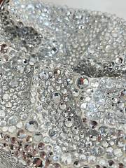 Bagsaaa Valentino Garavani Carry Secrets small bucket bag with silver rhinestone - 15cm - 3