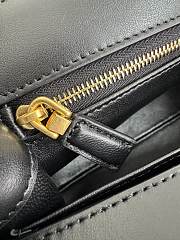Bagsaaa Prada Enchaîné mini leather bag 1BC263 black - 22cm - 2