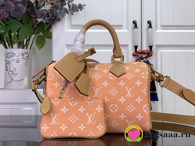 Bagsaaa LV Speedy P9 Bandoulière 25 Summer Peach - 25cm - 1