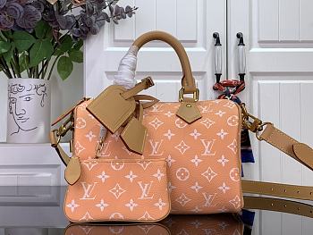 Bagsaaa LV Speedy P9 Bandoulière 25 Summer Peach - 25cm
