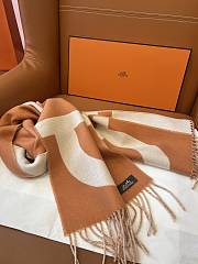 Bagsaaa Hermes Casaque Grand Mors Beige - 30x140cm - 4