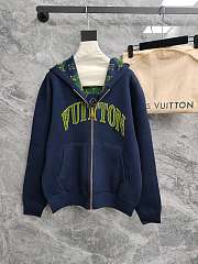 Bagsaaa Louis Vuitton Monogram Double Face Reversible Hoodie in navy blue - 1