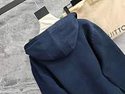 Bagsaaa Louis Vuitton Monogram Double Face Reversible Hoodie in navy blue - 3