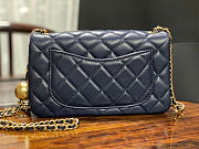 Bagsaaa Chanel Mini Flap Bag adjustable chain strap navy blue - 20cm - 4