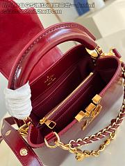 Bagsaaa LV M25473 Capucines East-West Mini Grenat Red - 22 cm - 2