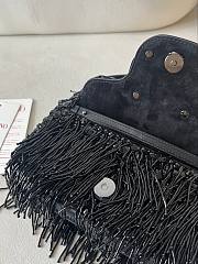 Bagsaaa Valentino Garavani Locò small embellished shoulder bag in black - 19cm - 4