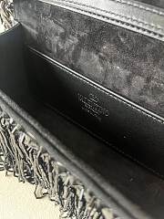 Bagsaaa Valentino Garavani Locò small embellished shoulder bag in black - 19cm - 3