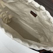 Bagsaaa Loewe Anagram Cut-out Small Tote bag in brown and black leather - 32cm - 3