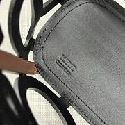 Bagsaaa Loewe Anagram Cut-out Small Tote bag in brown and black leather - 32cm - 2