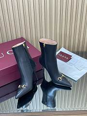 Bagsaaa Women's ankle boot with Horsebit 835741 black - 8.5cm - 2