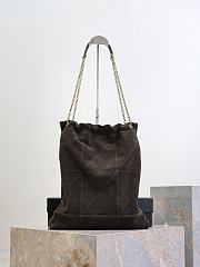 Bagsaaa YSL Jamie large Pochon in suede 828350 Light Musk - 41cm - 3