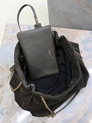 Bagsaaa YSL Jamie large Pochon in suede 828350 Light Musk - 41cm - 2