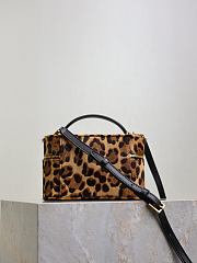 Bagsaaa YSL Gaby leather-trimmed leopard-print calf hair shoulder bag - 18cm - 4