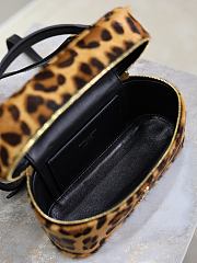 Bagsaaa YSL Gaby leather-trimmed leopard-print calf hair shoulder bag - 18cm - 3