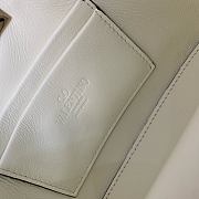 Bagsaaa Valentino Garavani Rockstud mini grained leather top handle bag white - 18.5cm - 2