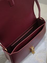 Bagsaaa YSL Mini Voltaire In Box Saint Laurent 779642 red - 21 X 11 X 4.5 CM - 2