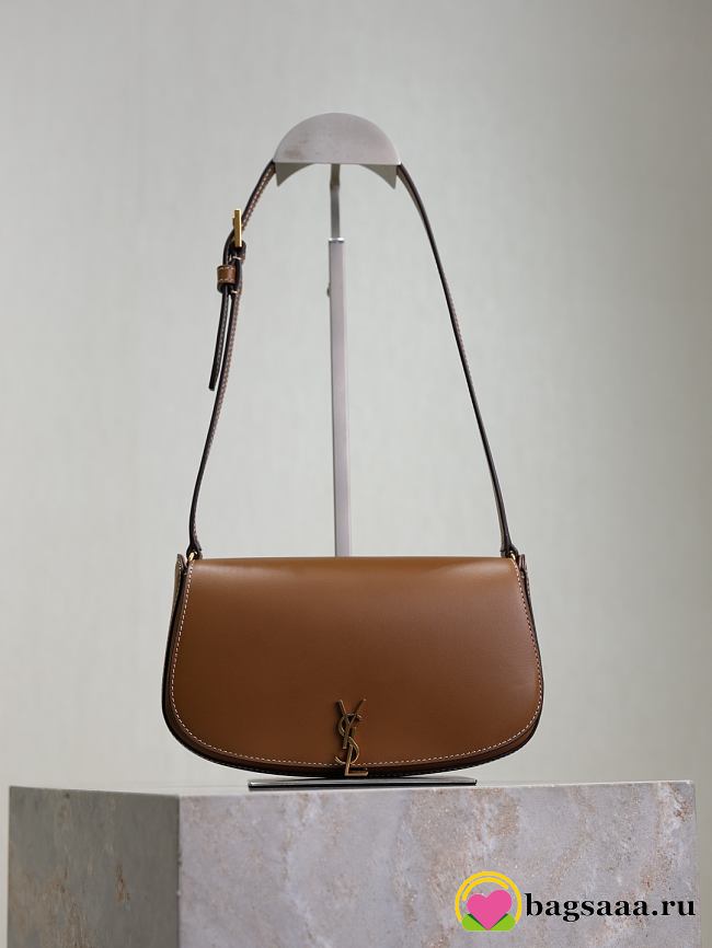 Bagsaaa YSL Mini Voltaire In Box Saint Laurent 779642 Brown - 21 X 11 X 4.5 CM - 1