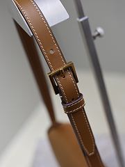 Bagsaaa YSL Mini Voltaire In Box Saint Laurent 779642 Brown - 21 X 11 X 4.5 CM - 3