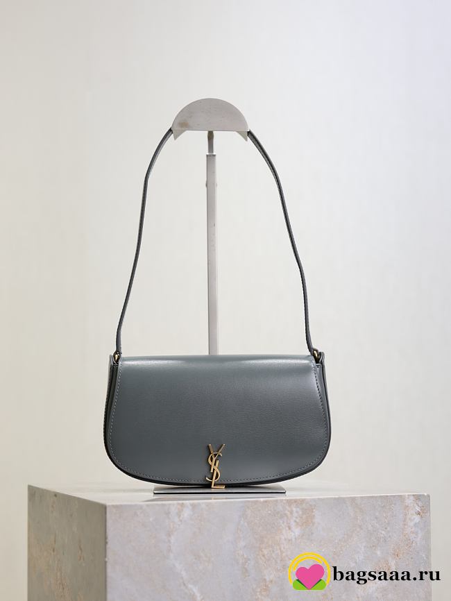 Bagsaaa YSL Mini Voltaire In Box Saint Laurent 779642 gray - 21 X 11 X 4.5 CM - 1