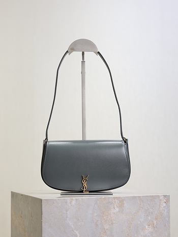 Bagsaaa YSL Mini Voltaire In Box Saint Laurent 779642 gray - 21 X 11 X 4.5 CM