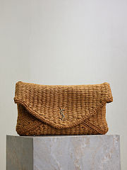 Bagsaaa YSL CASSANDRE large envelope pouch in rope 769307 - 29.5cm - 1