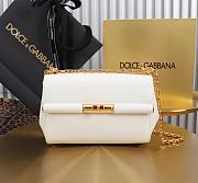 Bagsaaa Dolce & Gabbana Marlene crossbody bag in white - 18cm - 1