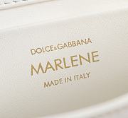 Bagsaaa Dolce & Gabbana Marlene crossbody bag in white - 18cm - 4