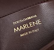 Bagsaaa Dolce & Gabbana Marlene crossbody bag in dark brown - 18cm - 3