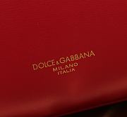 Bagsaaa Dolce & Gabbana Marlene crossbody bag in red - 18cm - 3