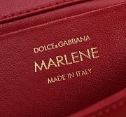 Bagsaaa Dolce & Gabbana Marlene crossbody bag in red - 18cm - 2