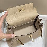 Bagsaaa Hermès Mini Kelly bag light beige - 20cm - 2