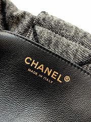 Bagsaaa Chanel Maxi Bow Bag AS5846  Washed Denim - 42cm - 3