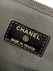 Bagsaaa Chanel Clutch With Chain AP4791 Black Velvet - 22cm - 4