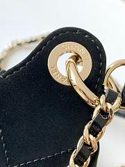 Bagsaaa Chanel Clutch With Chain AP4791 Black Velvet - 22cm - 3